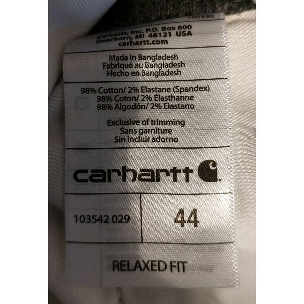 Men's Carhartt 103542 Rigby Cargo Relaxed Fit Work Shorts Size 44 - Picture 8 of 8
